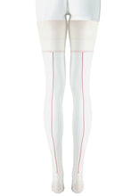 Load image into Gallery viewer, FW06 "NIGHTFALL" THIGH HIGH STOCKINGS - IVORY
