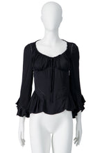 Load image into Gallery viewer, FW02 “SUPERCALIFRAGILISTICEXPIALIDOCIOUS” BABYDOLL BLOUSE

