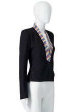 Load image into Gallery viewer, SS00 "EYE" BROCADE TRIM BLAZER
