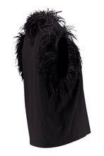 Load image into Gallery viewer, DOLCE&amp;GABBANA OSTRICH FEATHER TOP
