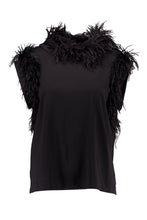 Load image into Gallery viewer, DOLCE&amp;GABBANA OSTRICH FEATHER TOP
