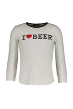 Load image into Gallery viewer, DSQUARED2 FW04 &quot;I &lt;3 BEER&quot; BASEBALL TEE
