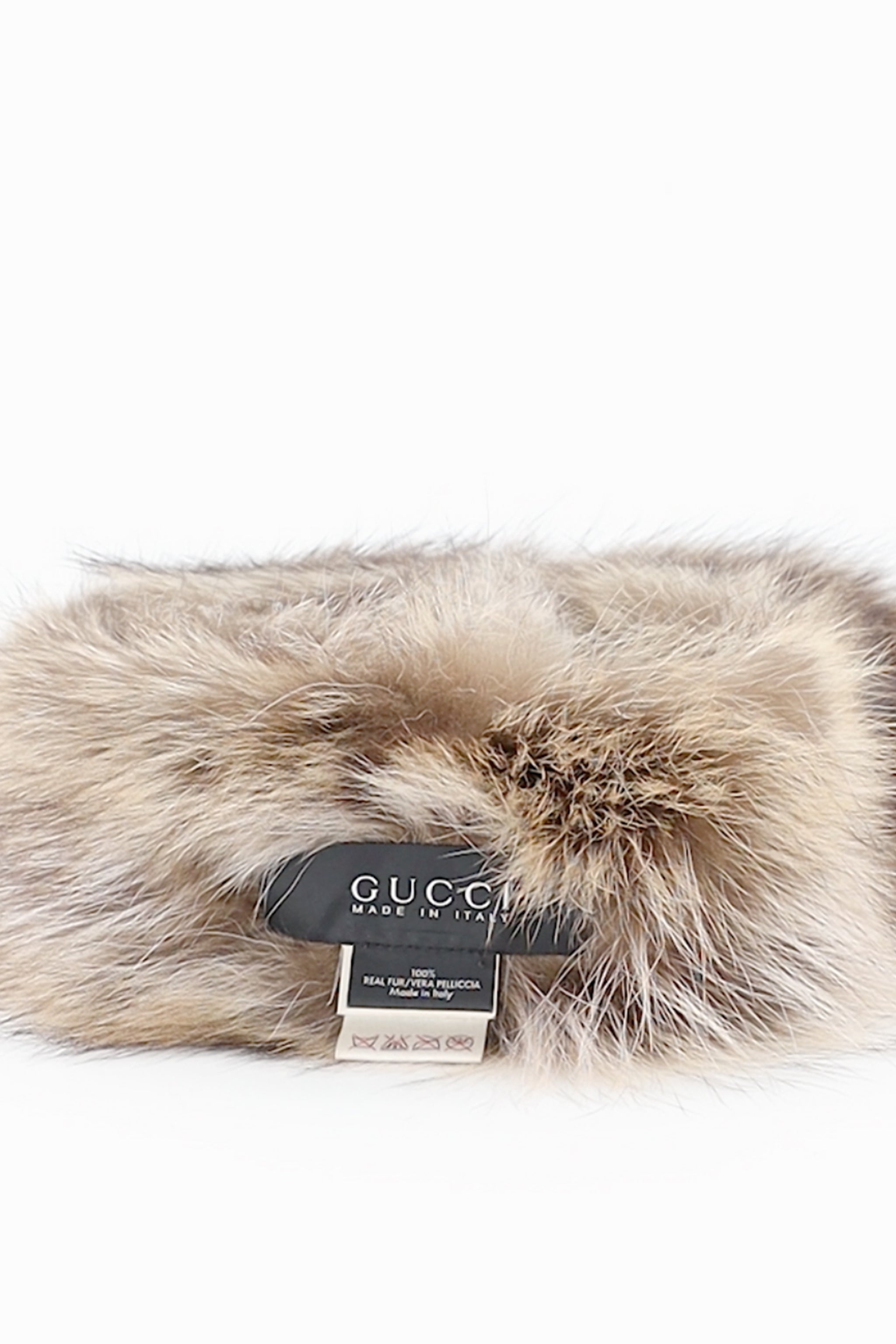 GUCCI BY TOM FORD FOX FUR SCARF – BURIED DEEP