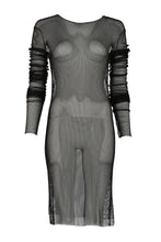 Load image into Gallery viewer, GUCCI RESORT 2017 FISHNET DRESS WITH XL SLEEVES
