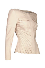 Load image into Gallery viewer, TOM FORD SS04 PLEATED LEATHER JACKET
