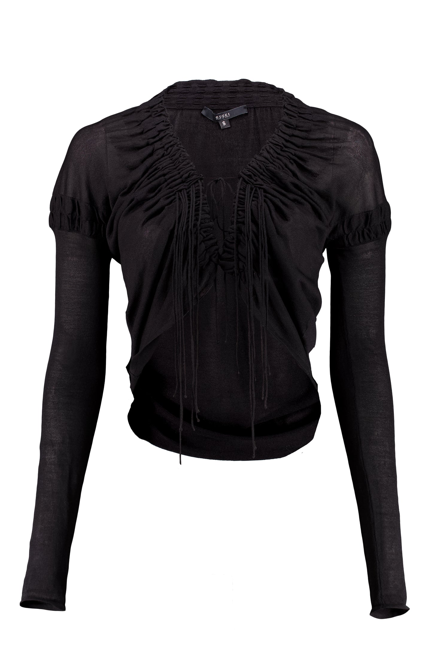 GUCCI BY TOM FORD MULTI FRINGE CARDIGAN