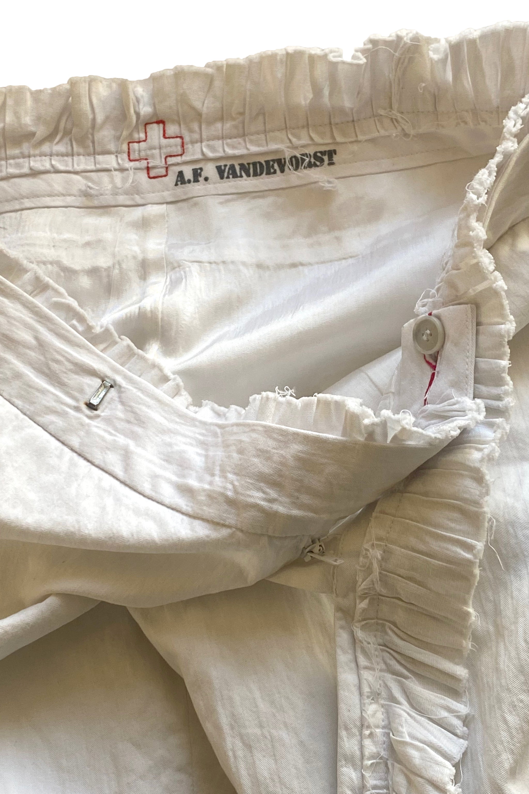 A.F. VANDEVORST SS99 HOSPITAL TROUSERS – BURIED DEEP