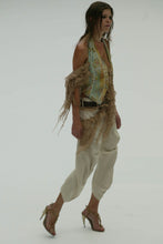 Load image into Gallery viewer, ALEXANDER MCQUEEN SS03 &quot;IRERE&quot; SHREDDED OYSTER TOP
