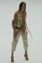 Load image into Gallery viewer, ALEXANDER MCQUEEN SS03 &quot;IRERE&quot; SHREDDED OYSTER TOP
