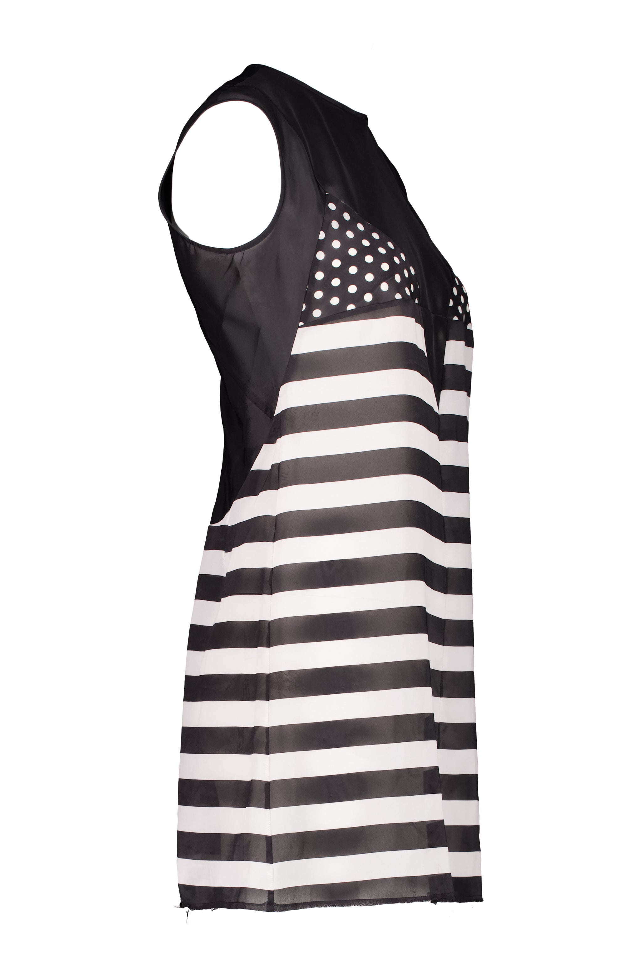 SS04 POLKA + STRIP DRESS – BURIED DEEP