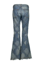 Load image into Gallery viewer, JUNYA WATANABE SS02 CROSSED FLARE JEANS
