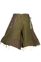 Load image into Gallery viewer, JUNYA WATANABE FW06 DECONSTRUCTED MILITARY PATCHWORK SKIRT
