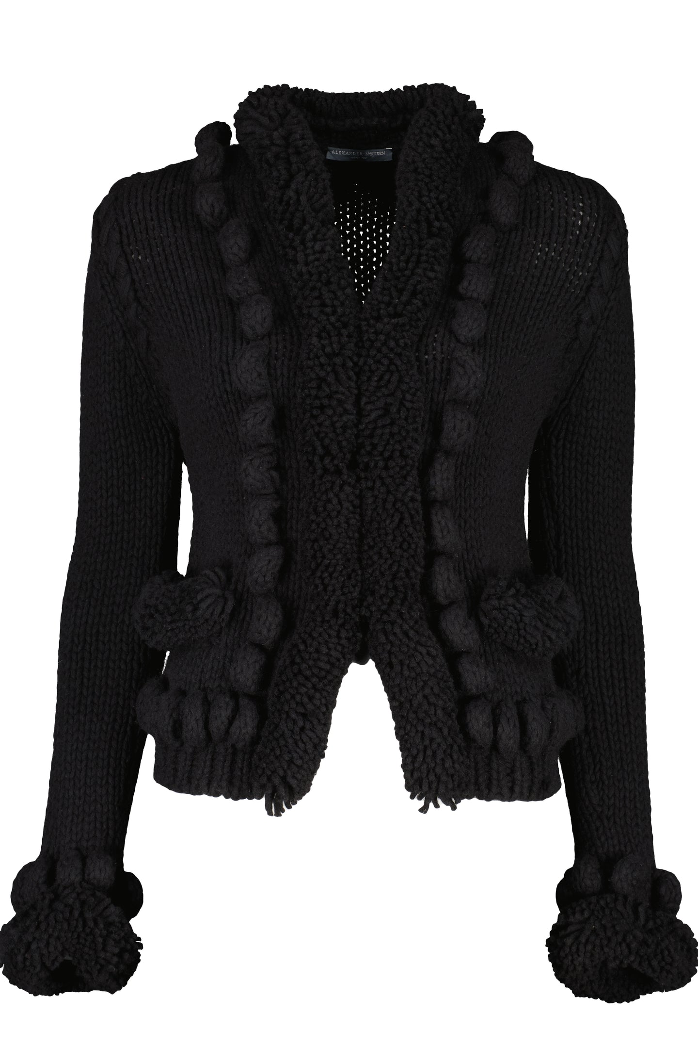 ALEXANDER MCQUEEN FW05 KNITTED CARDIGAN