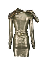 Load image into Gallery viewer, RICK OWENS SS20 ‘TECUATL’ SEQUIN SCULPTED DRESS
