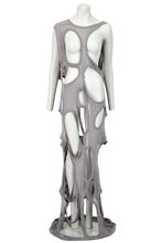 Load image into Gallery viewer, RICK OWENS SS18 &quot;DIRT&quot; GLORY HOLE DRESS
