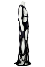 Load image into Gallery viewer, SS18 "DIRT" GLORY HOLE DRESS BLACK
