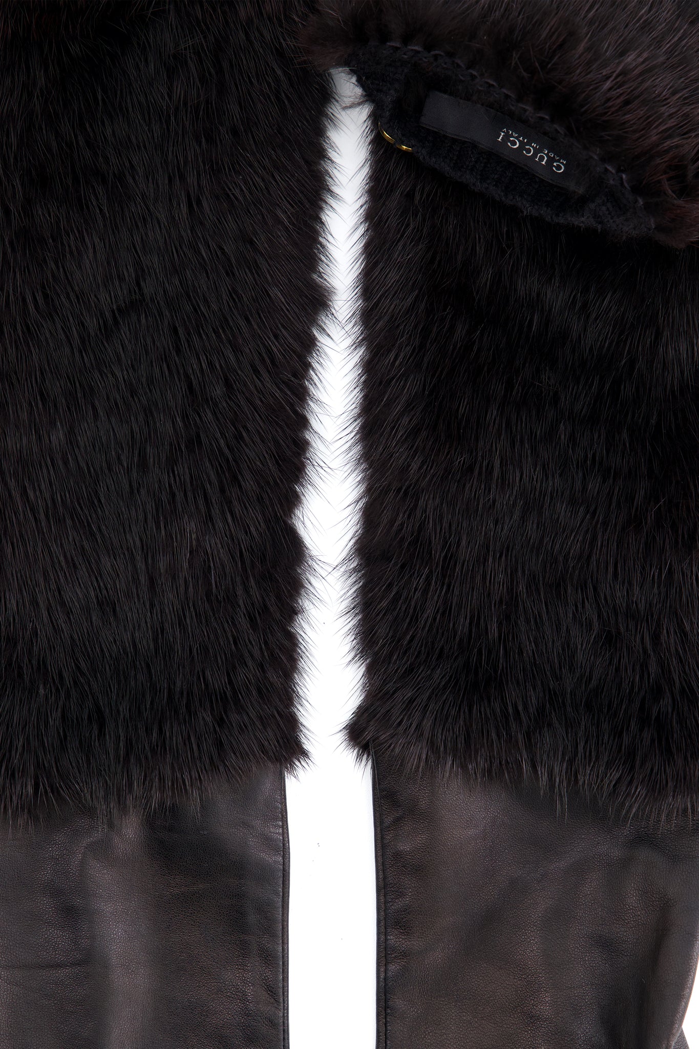 TOM FORD LEATHER & MINK OPERA GLOVES – BURIED DEEP
