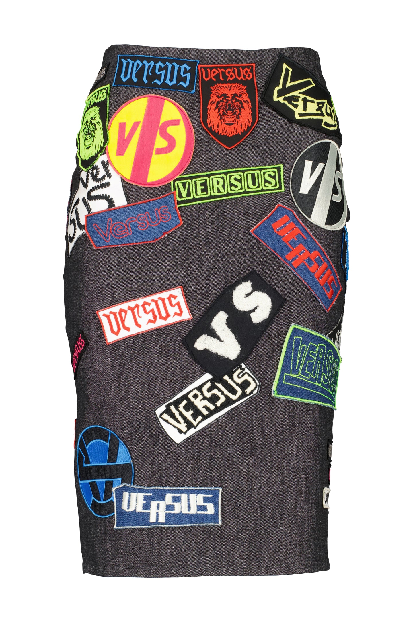 VERSUS LOGO TRUCKER SKIRT