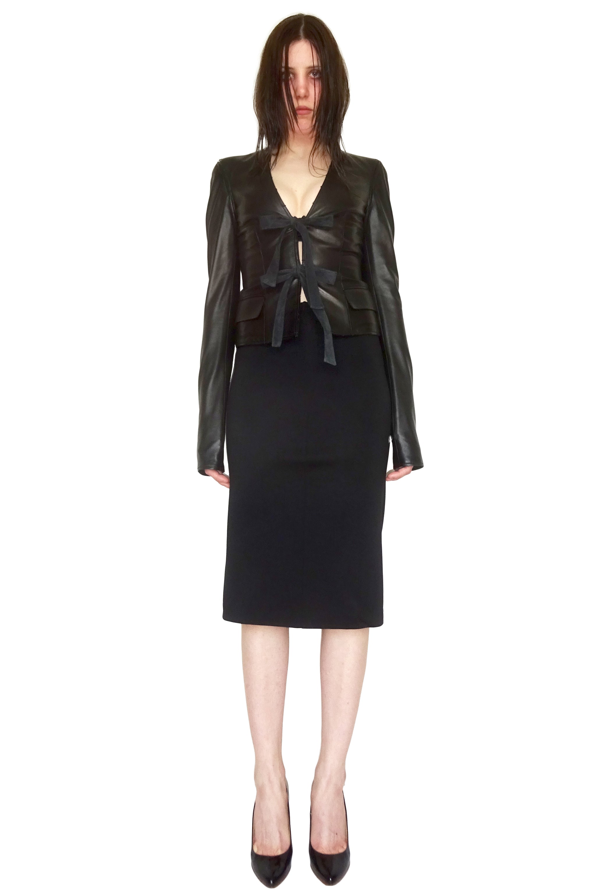 ジャケット・アウター YSL Rive Gauche Tom Ford Leather Jacket YSL RIVE GAUCHE BY TOM FORD LEATHER JACKET – BURIED DEEP ARCHIVE