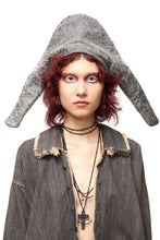 Load image into Gallery viewer, XTINEL X BD UNDINE CRACKED LEATHER HAT
