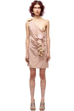 Load image into Gallery viewer, BLUMARINE SS09 ROSES ONE SHOULDER DRESS
