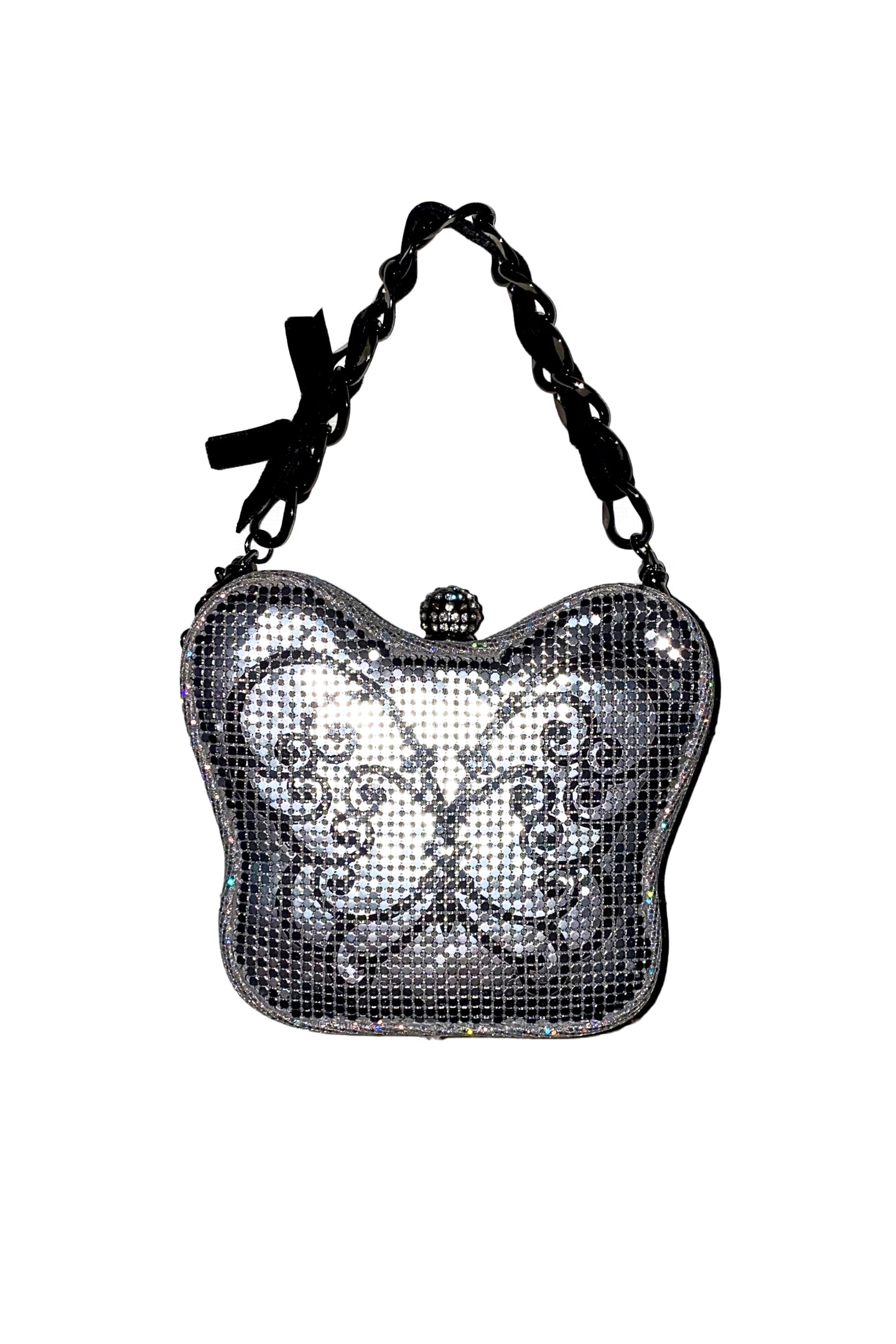 ANNA SUI CRYSTAL BUTTERFLY BITCH BAG