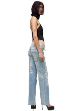 Load image into Gallery viewer, DOLCE&amp;GABBANA LIGHT WASH LOW-RISE DISTRESSED DENIM
