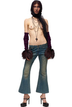 Load image into Gallery viewer, JUNYA WATANABE 2001 STRUCTURED FLARE JEANS
