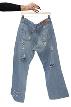 Load image into Gallery viewer, D&amp;G SS03 SHREADED BAGGY DENIM
