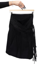 Load image into Gallery viewer, ANN DEMEULEMEESTER FW02 FRINGE PLEATED SKIRT
