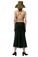 Load image into Gallery viewer, JUNYA WATANABE FW02 PLAID BACKLESS BURN DRESS
