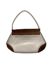 Load image into Gallery viewer, HIROKO KOSHINO LEATHER AND COWHIDE PANELLED BAG
