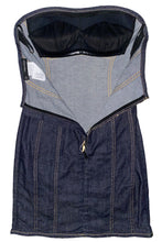 Load image into Gallery viewer, DSQUARED2 DENIM CORSET DRESS
