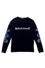 Load image into Gallery viewer, ROBERTO CAVALLI GOTHIC LOGO LONG SLEEVE
