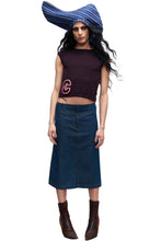 Load image into Gallery viewer, CHLOÉ VARSITY LOGO SKIRT
