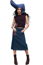 Load image into Gallery viewer, CHLOÉ VARSITY LOGO SKIRT
