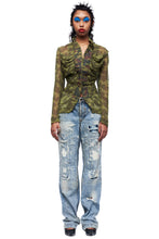 Load image into Gallery viewer, COMME DES GARÇONS RUNWAY SS00 TECHNO ARMY BLAZER
