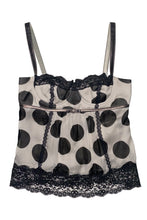 Load image into Gallery viewer, DOLCE&amp;GABBANA POKA DOTTED CORSET TOP
