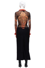 Load image into Gallery viewer, JEAN PAUL GAULTIER FW98 MELTING CROSS MESH TOP
