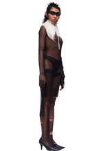 Load image into Gallery viewer, GUCCI FISHNET DRESS BY ALESSANDRO MICHELE
