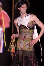 Load image into Gallery viewer, JOHN GALLIANO FW00 PLAID AND ZEBRA PURSE

