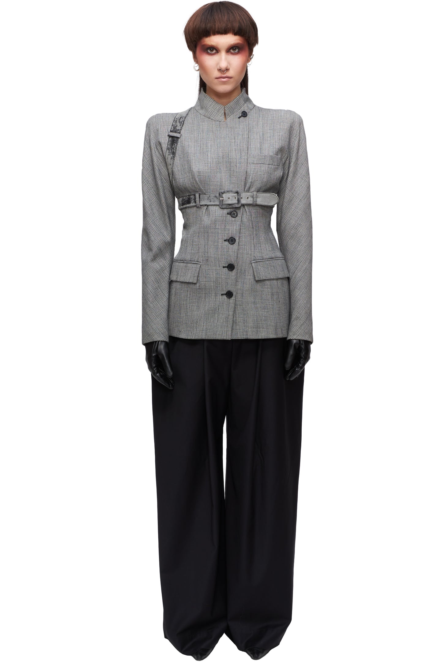 ALEXANDER MCQUEEN FW96 LOOK 5 ITS A JUNGLE OUT THERE BLAZER