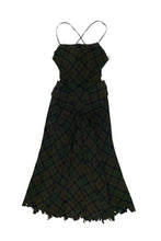 Load image into Gallery viewer, JUNYA WATANABE FW02 PLAID BACKLESS BURN DRESS
