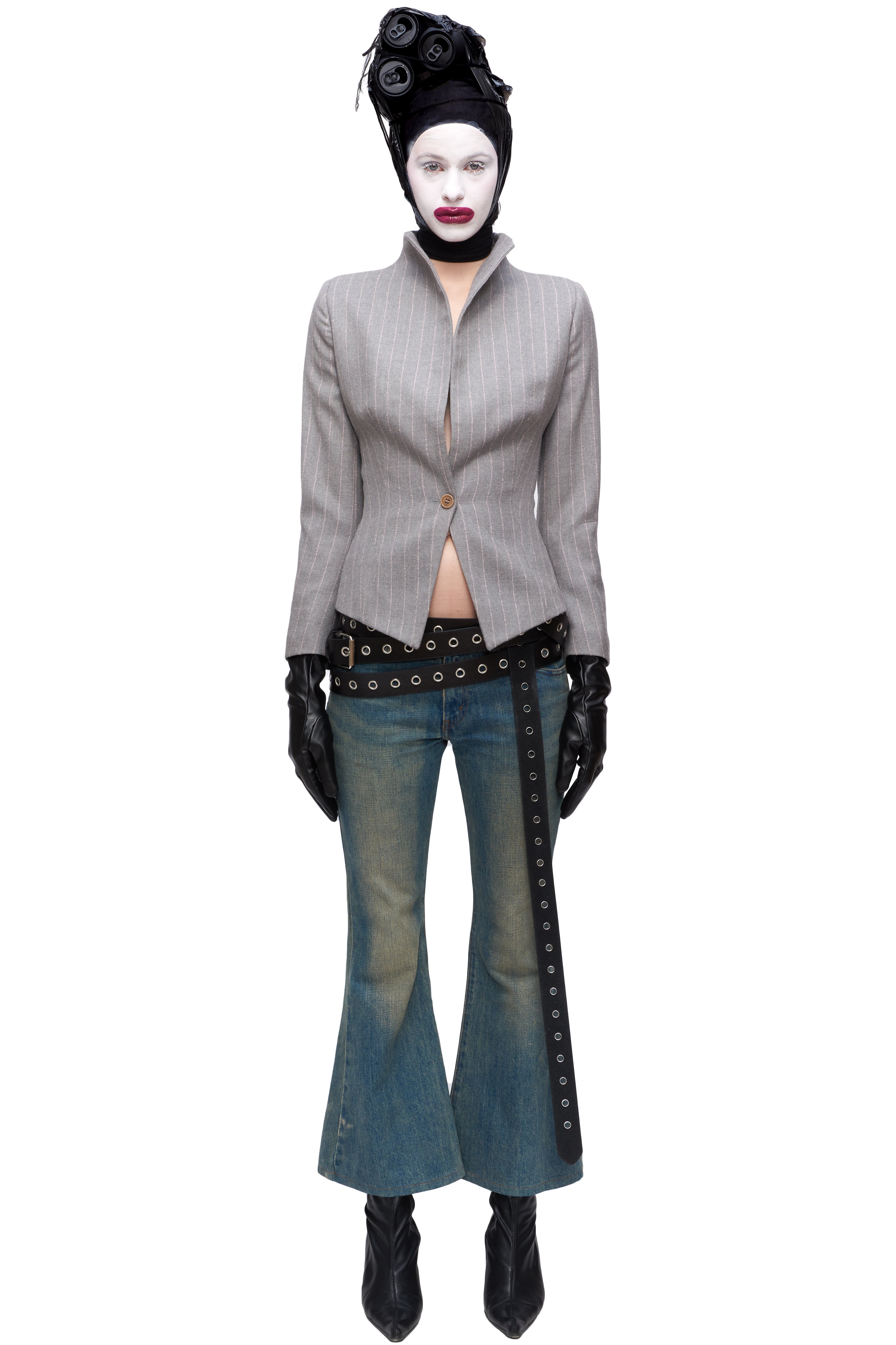 ALEXANDER MCQUEEN FW99 OVERLOOK BLAZER SUIT SET