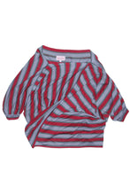Load image into Gallery viewer, VIVIENNE WESTWOOD RED LABEL ASYMMETRICAL STRIPPED TOP
