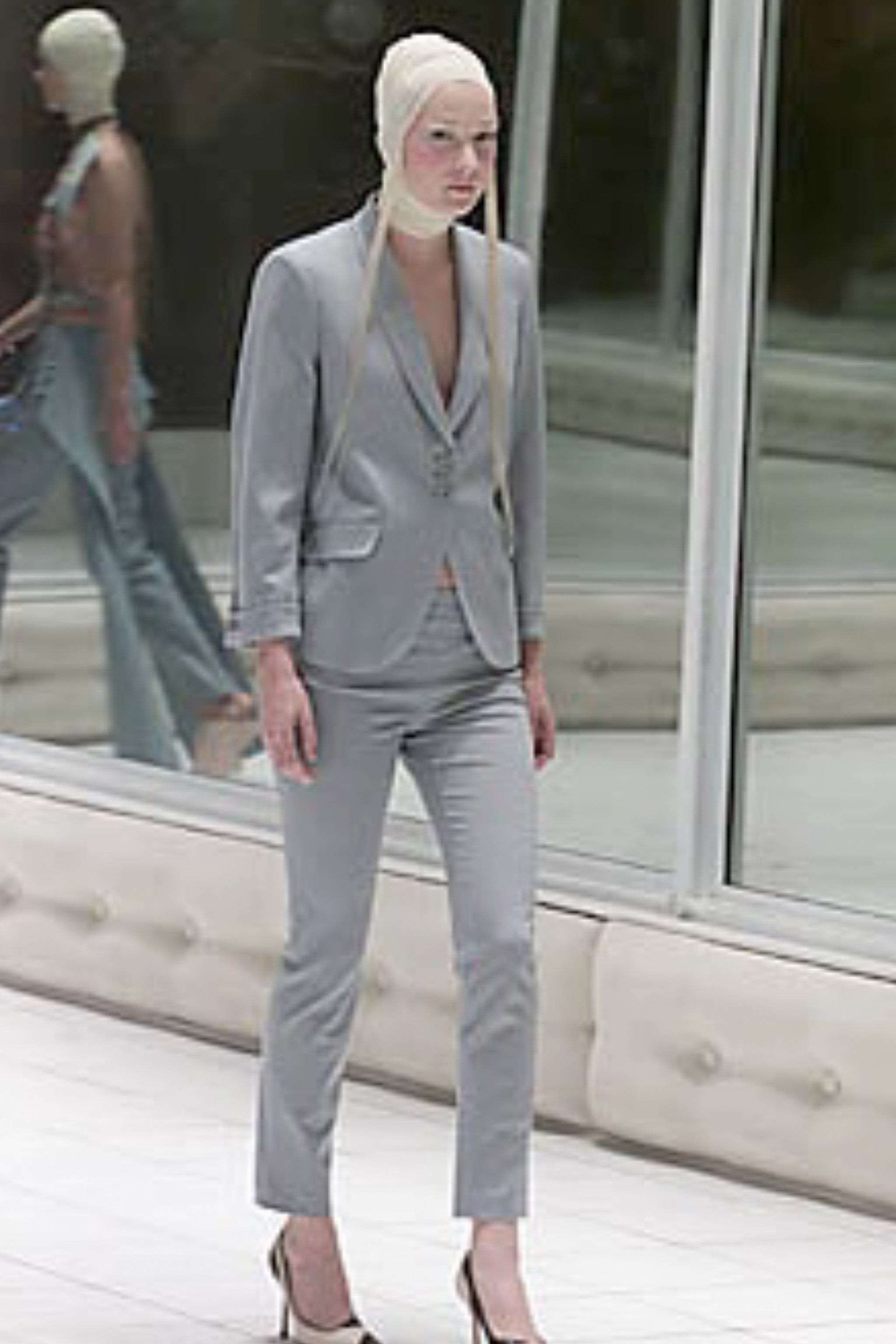 ALEXANDER MCQUEEN SS01 LOOK 25/38 VOSS TROUSER – BURIED DEEP